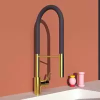 Ideal Standard Gusto K&uuml;chenarmatur Ausladung 22,5 cm Semi-Pro 2-Funktionsbrause