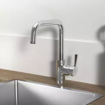 Ideal Standard Ceralife Küchenarmatur Niederdruck, schwenkbar, chrom (BE248AA)