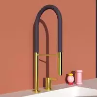 Ideal Standard Gusto 2-Loch K&uuml;chenarmatur Ausladung 22,5 cm Semi-Pro
