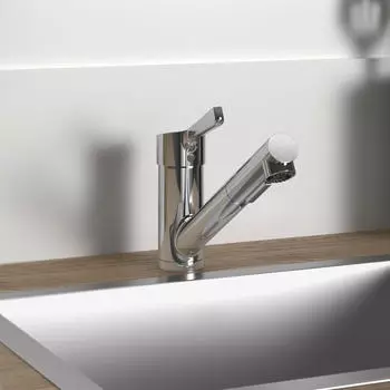 Ideal Standard Ceralife Einhebel-K&uuml;chenarmatur BlueStart, 2-Funktionshandbrause, chrom (BE245AA)