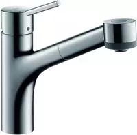Talis M52 170 K&uuml;chenarmatur 32841000 Mit Ausziehbrause, Schwenkbar, Chrom -