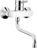 Vantis Style Einhand Sp&uuml;ltisch Wandbatterie Pin-hebel, - Hansa