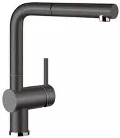 Linus S - K&uuml;chenarmatur, Mit Ausziehbarem Anschluss, Anthrazit 516688 - Blanco