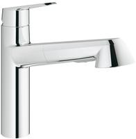 GROHE Eurodisc C Einhand-Sp&uuml;ltischbatterie mit Sp&uuml;lbrause, K&uuml;chenarmaturen,