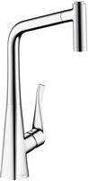 Hansgrohe 14820000, Hansgrohe HG Sp&uuml;ltischmischer 320 Metris M71 Ausziehbrause...