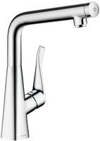 hansgrohe Metris Select 320 K&uuml;chenarmatur 14883000 chrom, schwenkbarer Auslauf