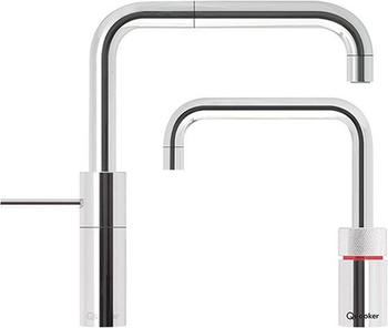 Quooker Nordic Square Twintaps PRO3-VAQ (verchromt glänzend)