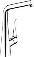 Hansgrohe Metris New - Sp&uuml;ltisch Einhebelmischer, Vorfenstermontage, verchromt