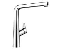 Blanco Avona S - K&uuml;chenarmatur Mit Ausziehbarem Anschluss, Chrom 521277