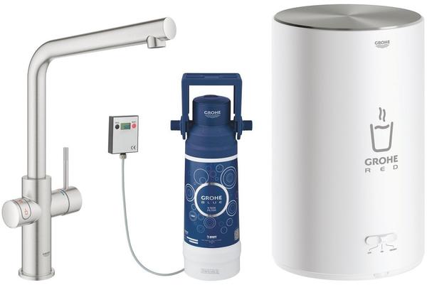 GROHE Red Duo supersteel mit Boiler M (30327DC1)