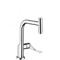 Axor Citterio Select K&uuml;chenarmatur 39861800 Edelstahl-Optik, mit Ausziehbrause