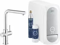 Blue Home - Sp&uuml;ltisch Einhebelmischer Mit Filterfunktion Und K&uuml;hleinheit, Verchromt