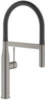 GROHE Essence Einhand-Sp&uuml;ltischbatterie - hard graphite geb&uuml;rstet