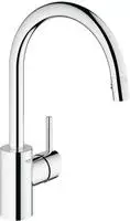 Concetto Kitchen faucet with pull-out Chrome