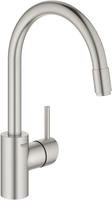 GROHE Concetto Einhand- Sp&uuml;ltischbatterie, K&uuml;chenarmaturen, 32663DC3, supersteel
