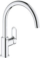 GROHE BauFlow Einhand-Sp&uuml;ltischbatterie, K&uuml;chenarmaturen, 31538001, chrom