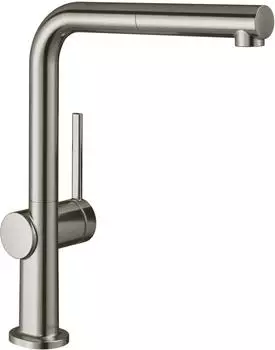 Hansgrohe Talis M54 Einhebel-K&uuml;chenmischer 270 Ausziehauslauf 1jet sBox Edelstahl Finish (72809800)
