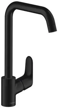 Hansgrohe Focus M41 Einhebel-K&uuml;chenmischer 260 1jet mattschwarz (31820670)