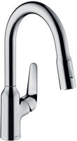 hansgrohe Focus M42 180 2jet K&uuml;chenarmatur 71801000 mit Ausziehbrause,