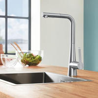 GROHE Zedra Einhand-Sp&uuml;ltischbatterie, K&uuml;chenarmaturen, 32553DC2, supersteel