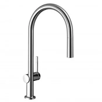 Hansgrohe Talis M54 Einhebel-Küchenmischer mit Ausziehauslauf sBox chrom (72803000)