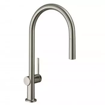 Hansgrohe Talis M54 Einhebel-K&uuml;chenmischer mit Ausziehauslauf sBox edelstahl geb&uuml;rstet (72803800)