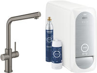 Grohe Blue Home Sp&uuml;ltisch-Einhebelmischer 31454AL1 hard graphite geb&uuml;rstet,