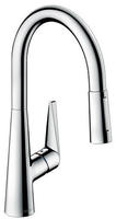 hansgrohe Talis S M51 K&uuml;chenarmatur 73851000, chrom, mit Ausziehbrause, sBox