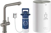 Grohe Armatur und Boiler Red Duo 30327 30327 M-Size L-Ausl. Hard Graphite Geb,