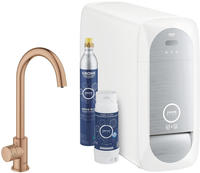 GROHE Blue Home Mono Starter Kit, K&uuml;chenarmaturen, 31498DL1, warm sunset geb&uuml;rstet