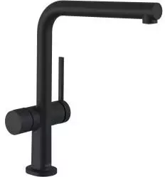 Hansgrohe Talis M54 270 1jet mit Geräteabsperrventil mattschwarz (72827670)