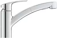 Grohe 30305001, Grohe Eurosmart Einhand K&uuml;chenarmatur mit herausziehbare...