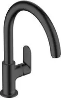 hansgrohe Vernis Blend M35 210 K&uuml;chenarmatur 71870670 hoher Auslauf, 1jet, schwarz