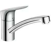 hansgrohe Logis 120 K&uuml;chenarmatur 71831000 chrom, Niederdruck, schwenkbarer Auslauf