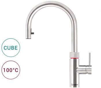 Quooker Flex Combi+ & Cube Flex RVS Voll-Edelstahl (22+XRVSCUBE)