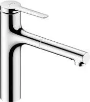 hansgrohe Zesis M33 160 K&uuml;chenarmatur 74801000 Ausziehbrause, 2jet, chrom