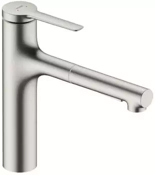 Hansgrohe Zesis M33 259mm Einhebel-K&uuml;chenarmatur Edelstahl finish (74801800)