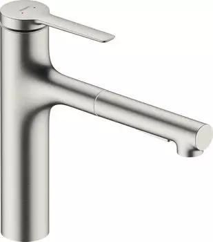 Hansgrohe Zesis M33 259mm Einhebel-K&uuml;chenarmatur sBox lite edelstahl (74804800)