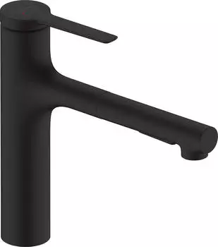 Hansgrohe Zesis M33 259mm Einhebel-K&uuml;chenarmatur sBox lite mattschwarz (74804670)