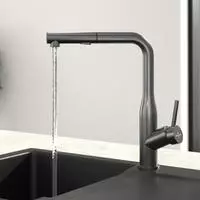 Villeroy & Boch 92850005 Subway Style Shower Anthracite K&uuml;chenarmatur Schlauchbrause
