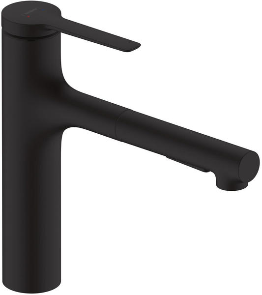 Hansgrohe Zesis M33 259mm Einhebel-Küchenarmatur schwarz (74801670)