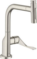 hansgrohe Select Sp&uuml;ltisch-Einhebelmischer 39863800 mit Ausziehbrause,