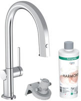 hansgrohe Aqittura M91 Filtersystem 210, Ausziehauslauf, 1jet, Starter Set,