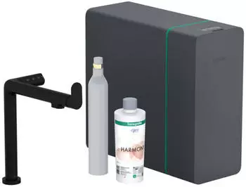 Hansgrohe Aqittura M91 SodaSystem 240 1jet Starter Set mattschwarz (76810670)