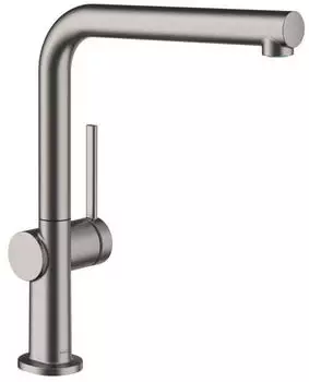 Hansgrohe Talis M54 Einhebel-K&uuml;chenmischer 270 1jet schwarz chrom geb&uuml;rstet (72840340)