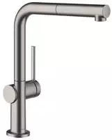 hansgrohe Talis M54 270 K&uuml;chenarmatur 72808340 mit Ausziehauslauf, 1jet, brushed
