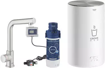 GROHE Red Mono mit Boiler M supersteel (30339DC1)