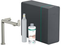 hansgrohe Sp&uuml;ltisch-Einhebelmischer Aqittura M91 SodaSys 240, 1j, Start Set, ED