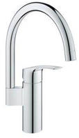 Grohe Sp&uuml;ltisch-Einhebelmischer Eurosmart chrom, schwenkbarer, hoher Auslauf