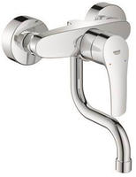 Wand-sp&uuml;ltisch-einhebelmischer Eurosmart Chr, Schwenkb. Auslauf, Ausladung 149mm -